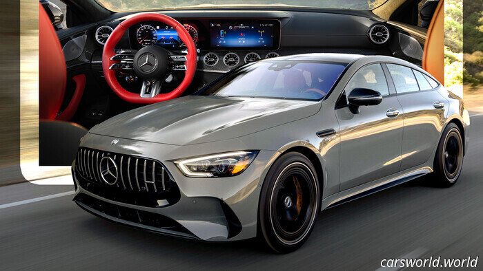 Посмотрите на седан 2025 года Mercedes-AMG GT 63 S E со всех сторон | Carscoops